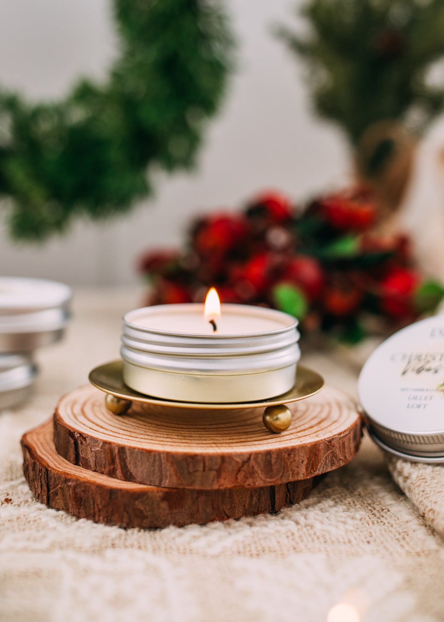 12 Days of Aromatic Bliss | Christmas Advent Essential Oil Mica Infused Advent Calendar Candle Set | 100% Essential Oil Holiday Blend